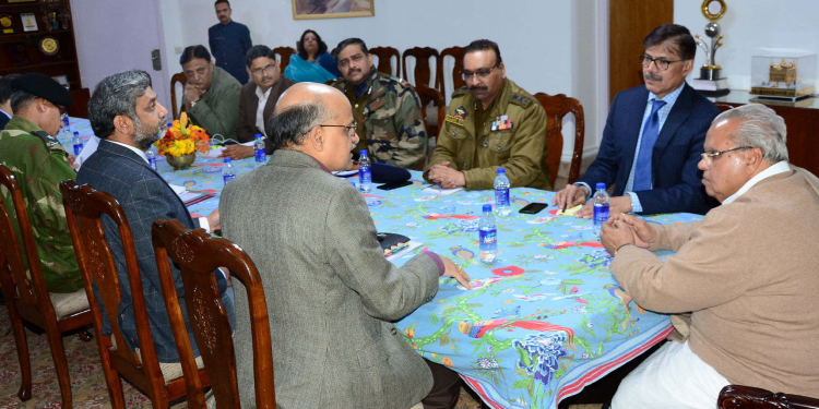 J&K Governor reviews Law & Order Situation in Jammu and Kashmir