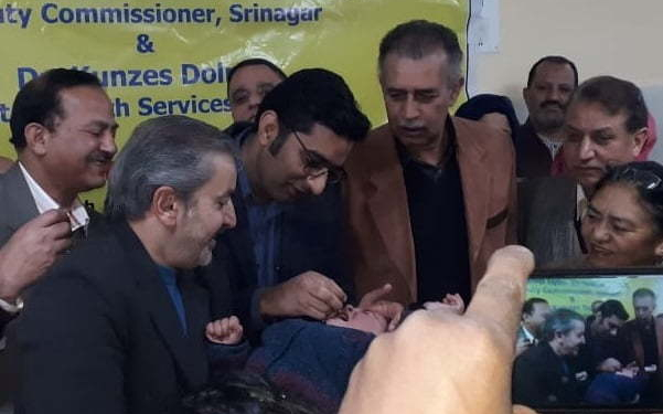 DC Srinagar , DHSK  Launch Pulse Polio Immunisation Campaign