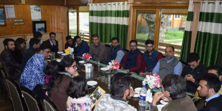 Brainstorming session titled “Reading Culture and Social Media” held in Srinagar
