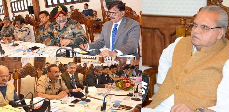 Amarnathji Yatra-2019: Governor Malik Reviews Security Arrangements at High Level Meeting
