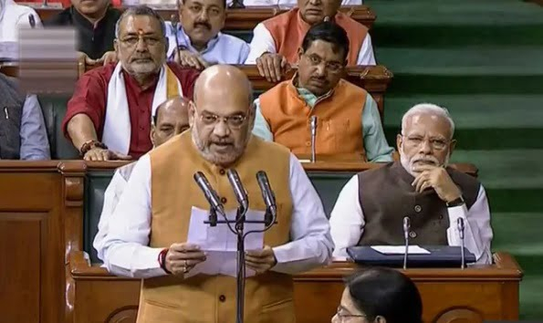 Amit Shah’s first bill today in Lok Sabha on J&K reservation
