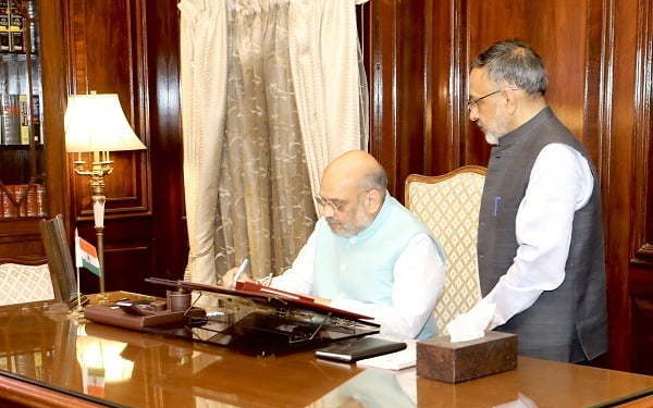 Amit Shah took charge as Union Home Minister