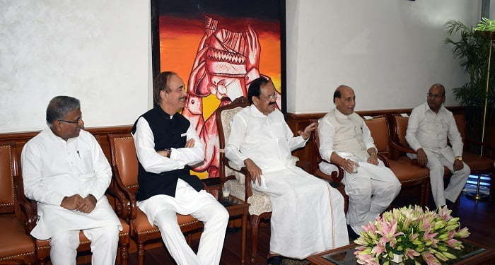 Vice President seeks cooperation of political parties for smooth functioning of the Rajya Sabha