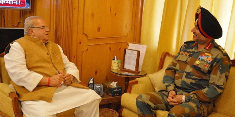 Northern Army Commander meets Governor Malik