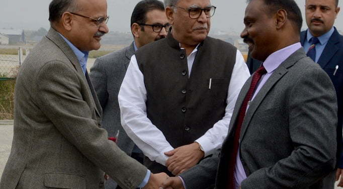 Lt Governor designate arrives