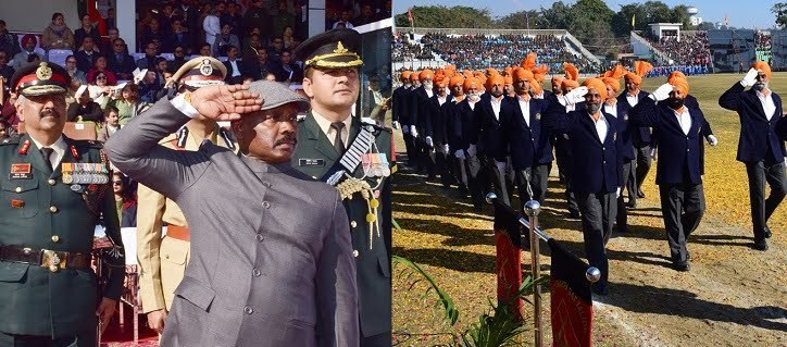 Lt Governor hoists National Flag at R-Day function