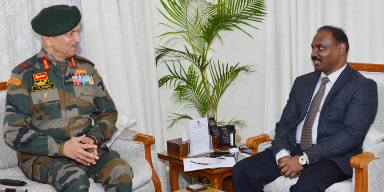 Army’s Northern Command chief meets Lt Governor