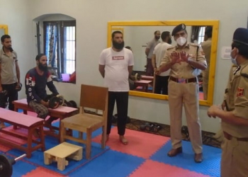 DGP Prisons visits Central Jail Srinagar