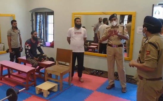 DGP Prisons visits Central Jail Srinagar
