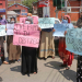 Missing Bemina scholar’s family protest to seek his whereabouts
