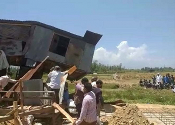 LAWDA carries out massive demolition drive in Bemina