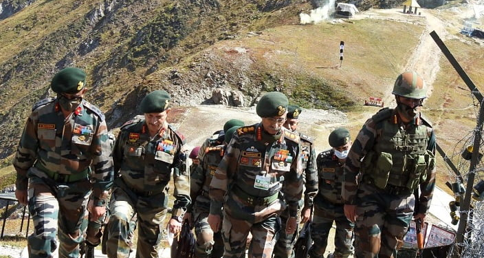 Army chief reviews security situation along LOC in Kashmir