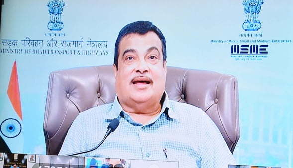 Nitin Gadkari initiates the first blasting at Zojila Tunnel