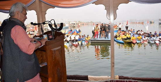 Lt Governor inaugurates Water Sports Centre at Nehru Park
