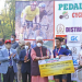 Lt Governor joins youth in “Pedal for Peace” event