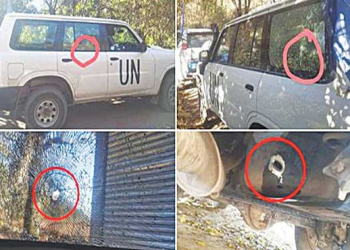 Pakistan takes up the reprehensible attack on UNMOGIP Observers by India with the U.N.
