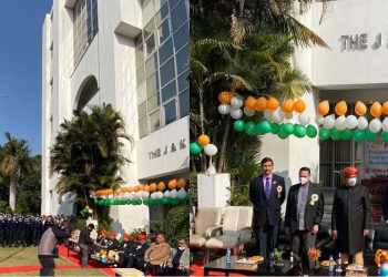 J&K Bank celebrates 72nd Republic Day; CMD unfurled the national flag