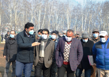 Div Com visits SK Stadium to take stock of Republic Day-2021 arrangements