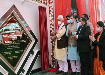 Lt Governor Sinha inaugurates General Bus Stand Jammu, Multilevel Car Parking