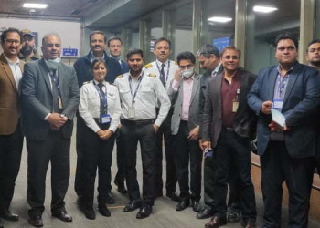 First Night flight operated from Srinagar Airport
