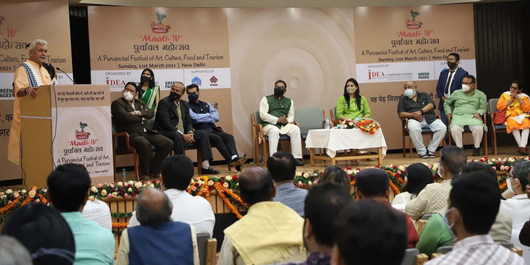 Lt Governor attends 4th edition of Purvanchal Festival “ Maati”
