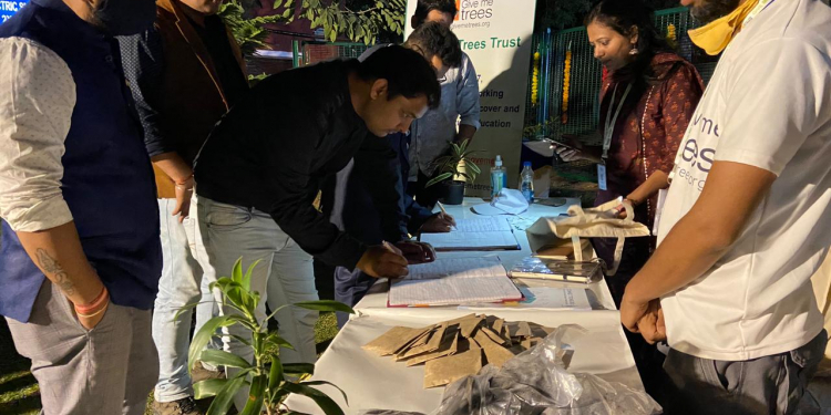 IIMCAA connection very special with plants distributed under Hariyali Kranti Campaign