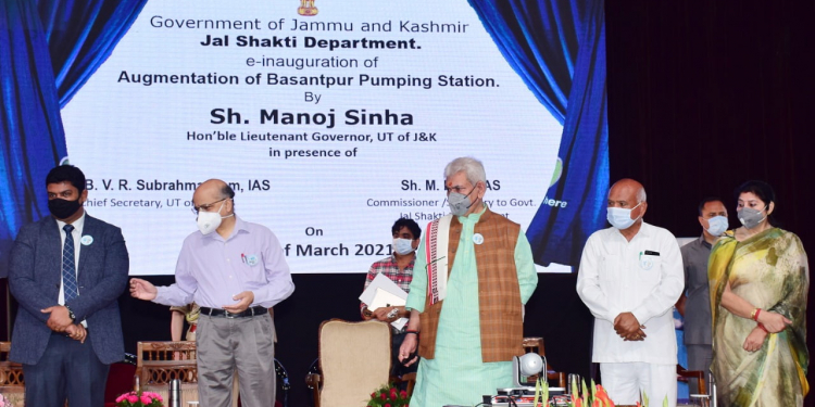Pledge for water Conservation : JK LG Manoj Sinha on World Water Day