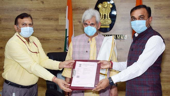 Lt Governor reviews Master Plan of Bhawan & Extended Shrine Area of Mata Vaishno Devi