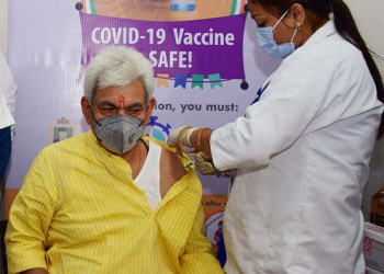 Lt Governor takes first dose of COVID-19 vaccine