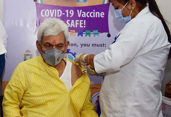Lt Governor takes first dose of COVID-19 vaccine