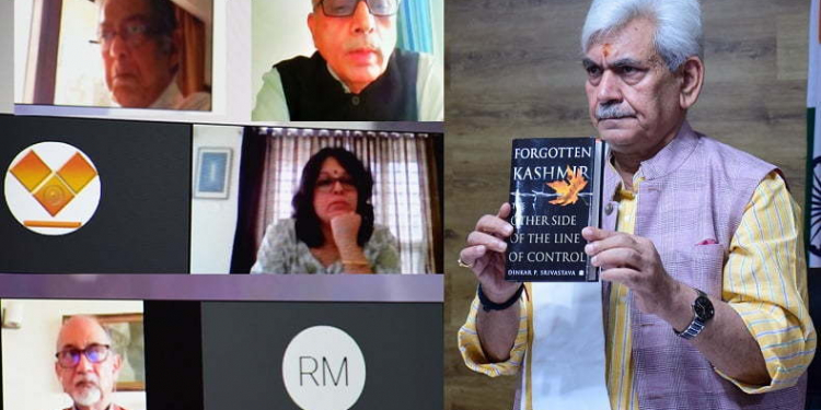 Lt Governor releases D.P Srivastava’s “Forgotten Kashmir: The Other Side of the Line of Control”