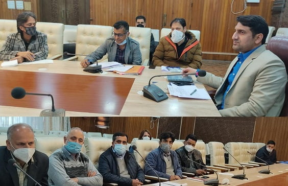DC Srinagar takes stock of Srinagar Sewerage project