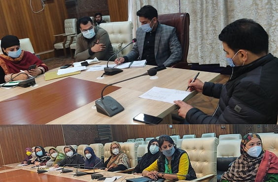 DC Srinagar, Mission Dir NHM review prevailing COVID-19 situation