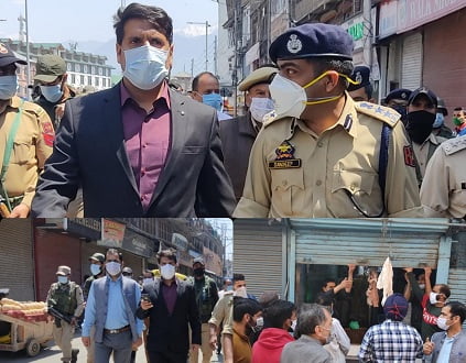 DC Srinagar inspects City markets