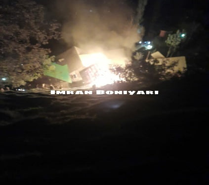 Residential house gutted into fire mishap in North Kashmir’s Uri