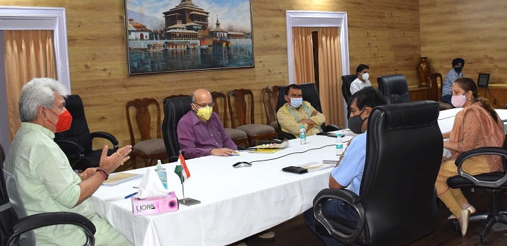 Lt Governor reviews extension of benefits under various Social welfare schemes