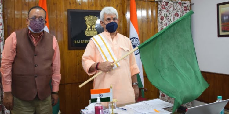 Lt Governor flags off IFFCO’s Liquid Nano Urea consignment for J&K