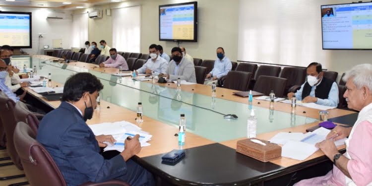 Lt Governor Manoj Sinha reviews functioning of Jal Shakti Department
