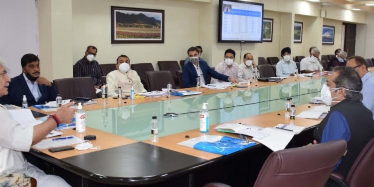 Lt Governor Manoj Sinha reviews functioning of Power Department