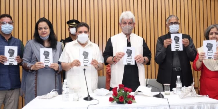 Lt Governor releases Bashir Assad’s “Kashmir: The War of Narratives”