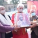 Lt Governor Manoj Sinha pays tributes to Mahatma Gandhi on his Punya Tithi