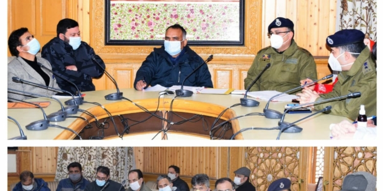 Div Com Kashmir reviews arrangements for Mehraj ul Alam, Maha Shivratri