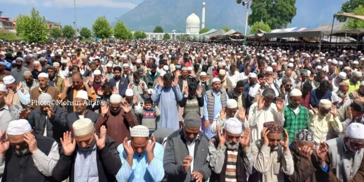 Eid Nimaz timings for Eidgah announced in Kashmir