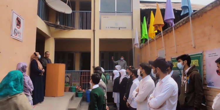 GG Mohalla Boys Higher Secondary School organises expert drug awareness programme