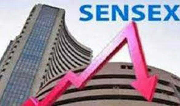 Sensex down 460.19 points