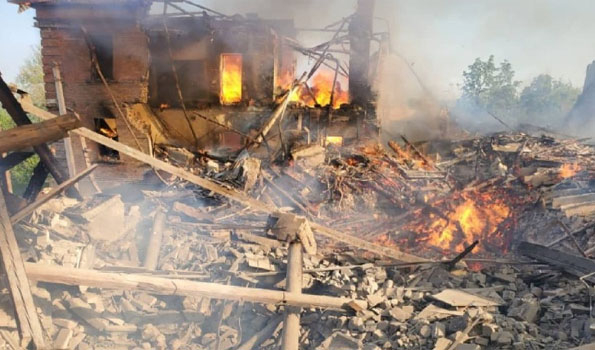 Missile hits school in Ukraine, 60 feared dead