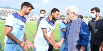 Lt Governor dedicates the Upgraded & Revamped Bakshi Stadium at Srinagar to the Sportspersons of J&K