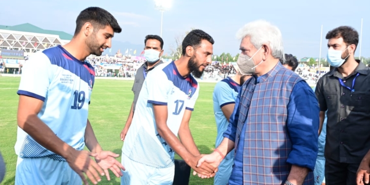 Lt Governor dedicates the Upgraded & Revamped Bakshi Stadium at Srinagar to the Sportspersons of J&K