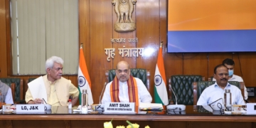 Union Home Minister, Amit Shah held a security meet on Jammu & Kashmir