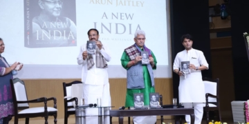 LG Manoj Sinha attends the book launch of ‘A New India- Selected Writings’ of Arun Jaitley